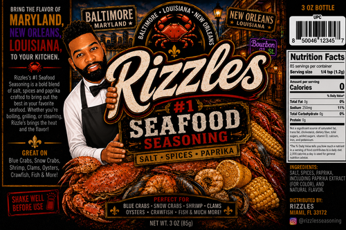 Rizzle's #1 Seafood Seasoning